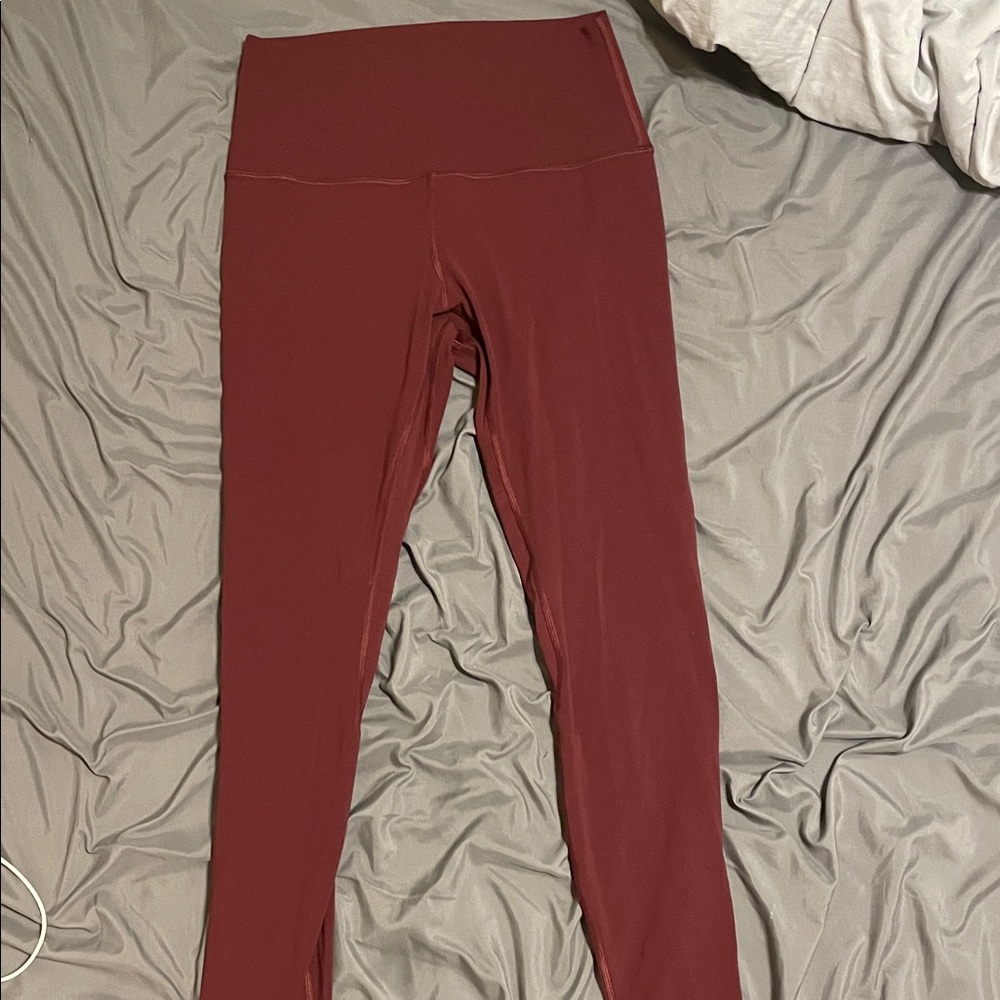 Lululemon Athletica Burgundy Leggings
